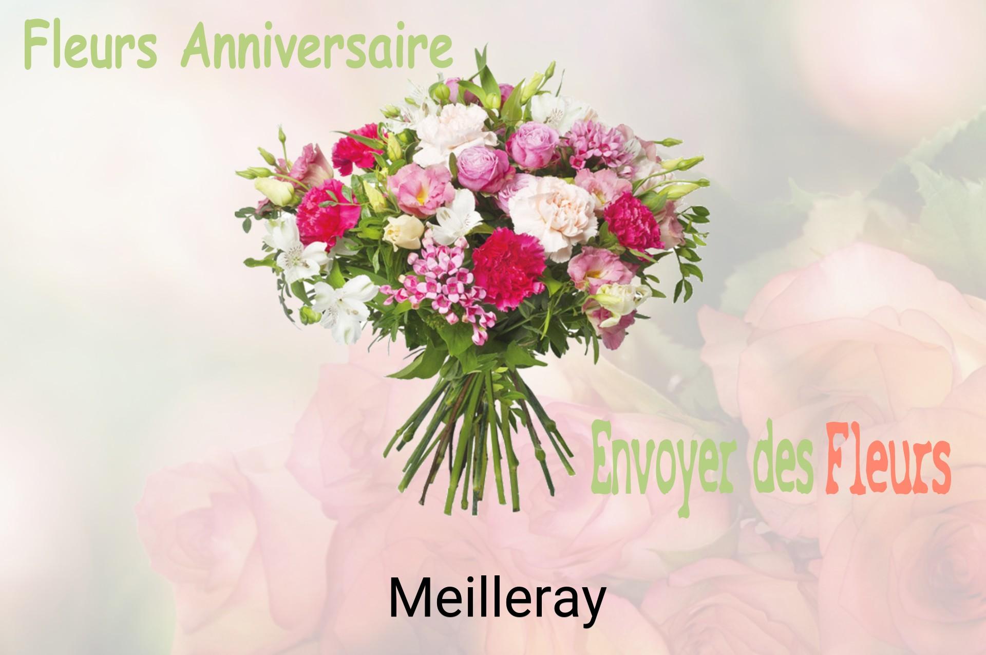 Bouquet de fleurs d’anniversaire livré à Meilleray