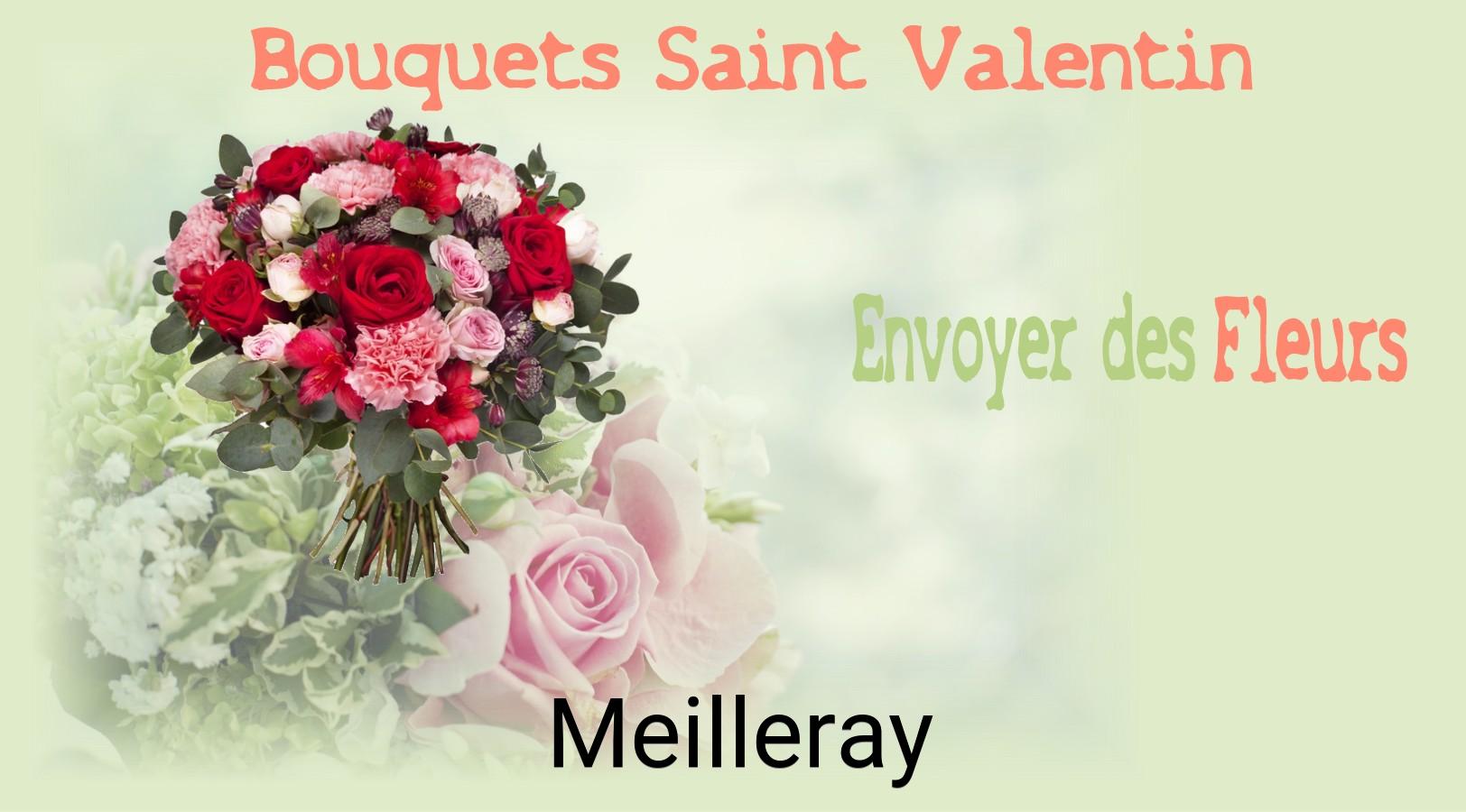 Roses de Saint-Valentin livrées à Meilleray